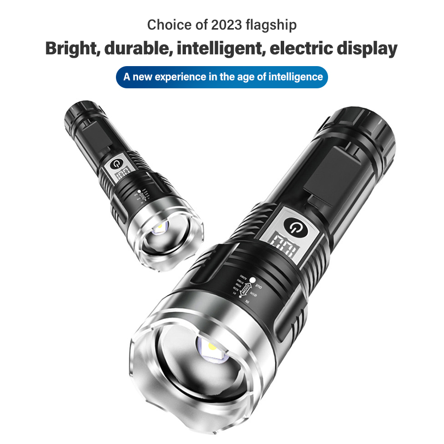 High Power 200000LM LED Flashl - Outdoor Adventure Trips recension och pris