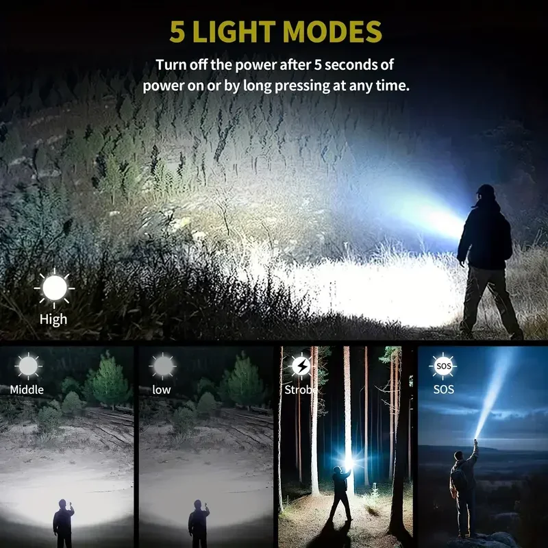 Ultra Powerful Flashlight Conc - Outdoor Adventure Trips recension och pris