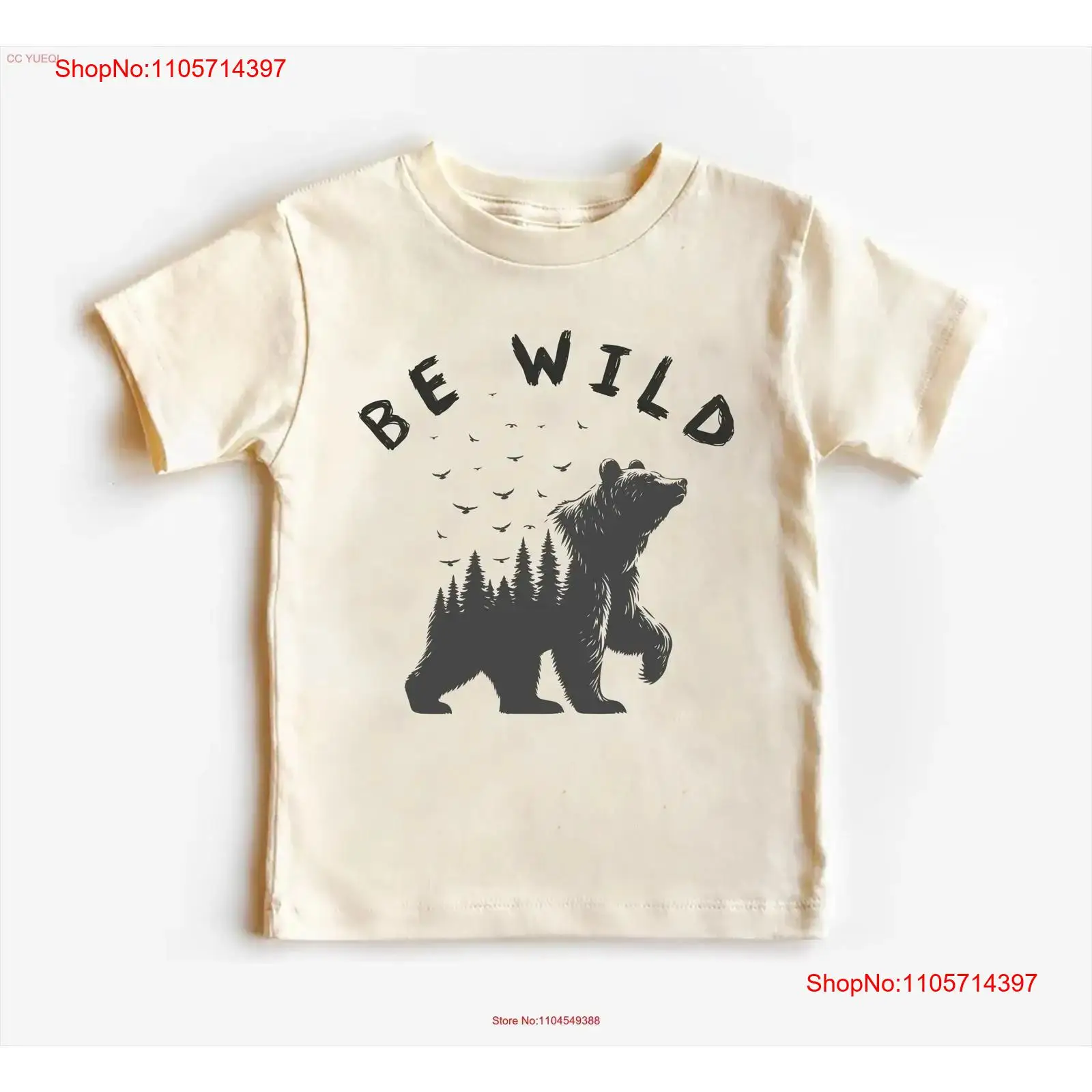 Be Wild Baby T Shirt Bodysuit  - Outdoor Adventure Outfit recension och pris