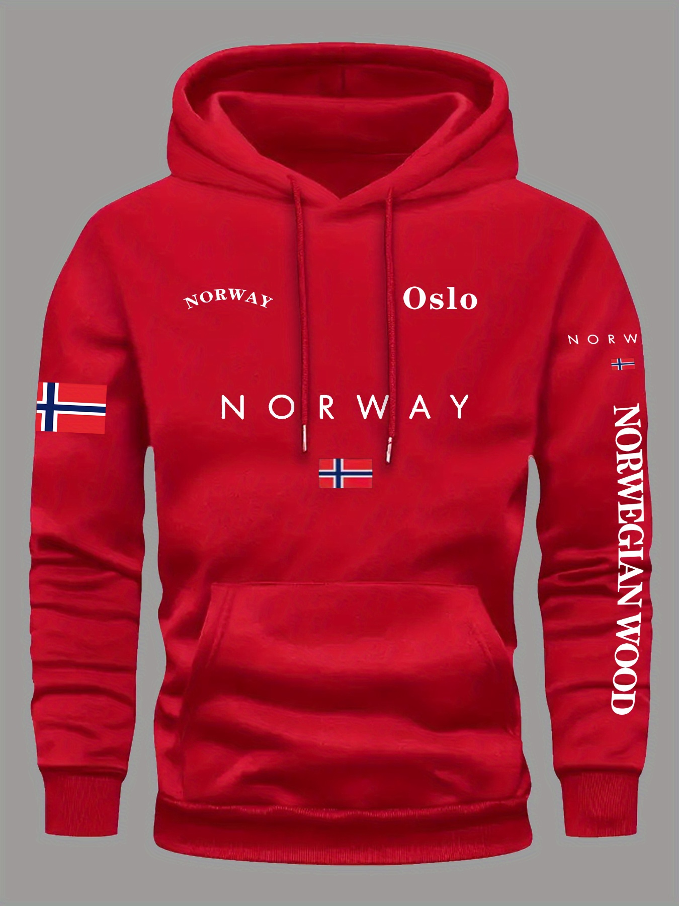 NORWAY Flag Hoodies Men Women  - Outdoor Adventure Outfit recension och pris