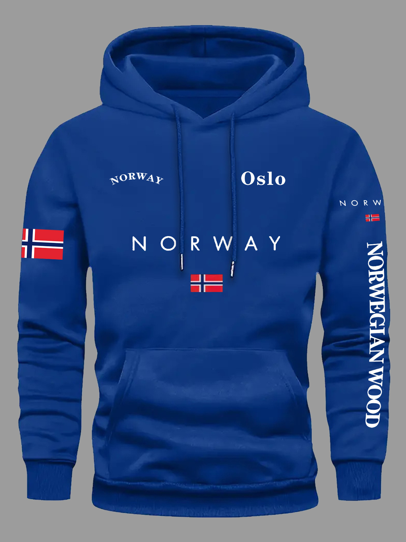 NORWAY Flag Hoodies Men Women  - Outdoor Adventure Outfit recension och pris