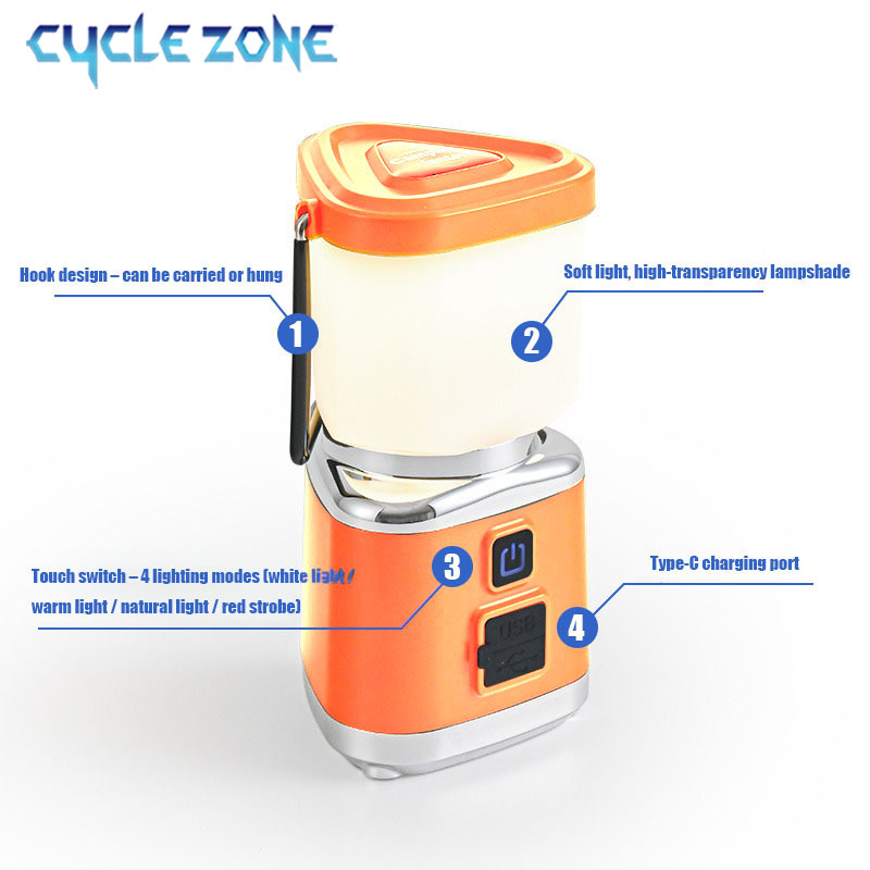 Portable Camping Light TYPE-C  - Outdoor Adventure Zone recension och pris