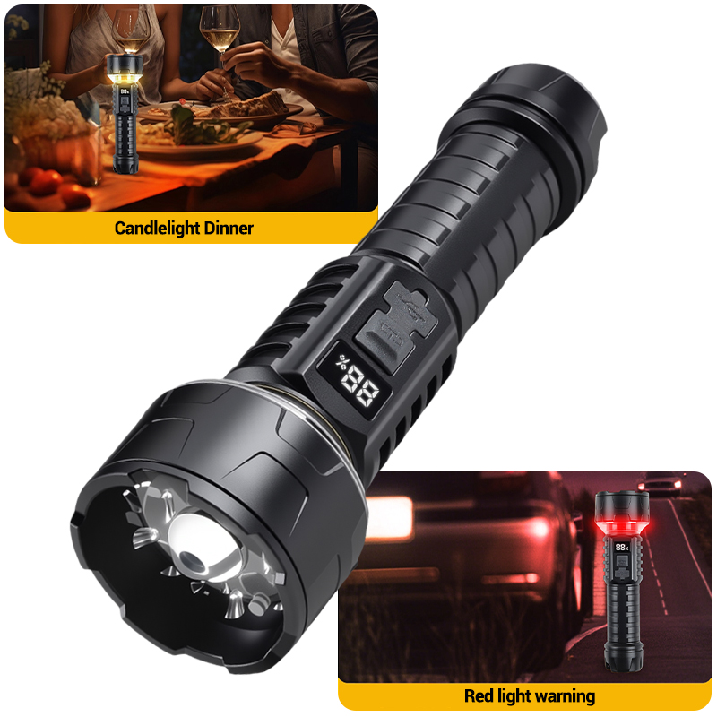 COB LED Flashlight Rechargeabl - Outdoor Adventure Trips recension och pris