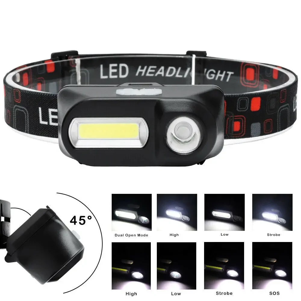 XPE+COB Mini Headlight Recharg - Outdoor Adventure Zone recension och pris