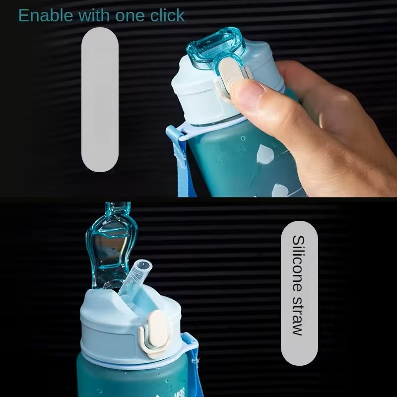 Sports Water Bottle with Time- - Outdoor Adventure Sports recension och pris