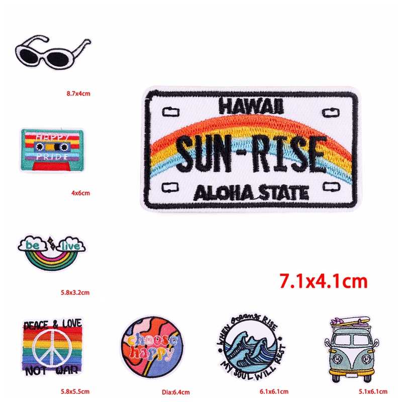 10PCS Iron On Patches Outdoor  - Outdoor Adventure And Travel Show recension och pris