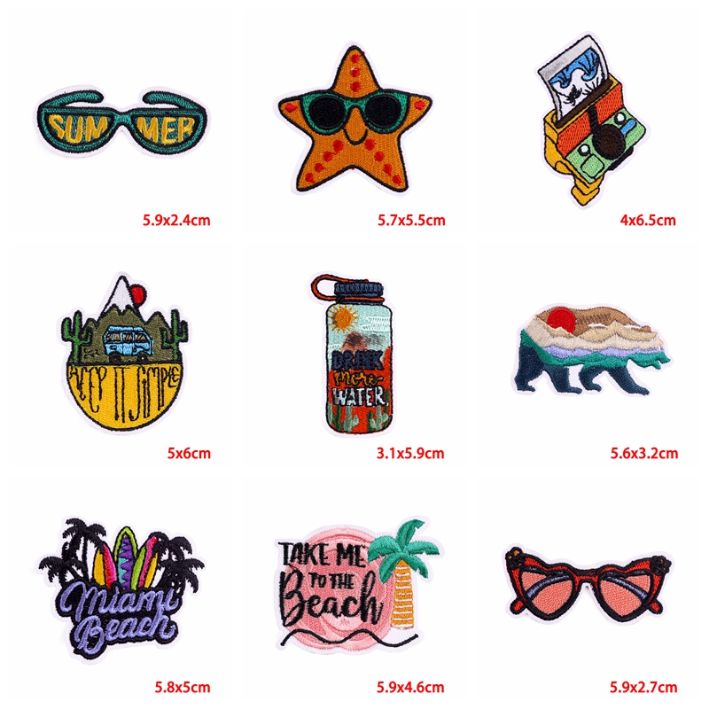 10PCS Iron On Patches Outdoor  - Outdoor Adventure And Travel Show recension och pris