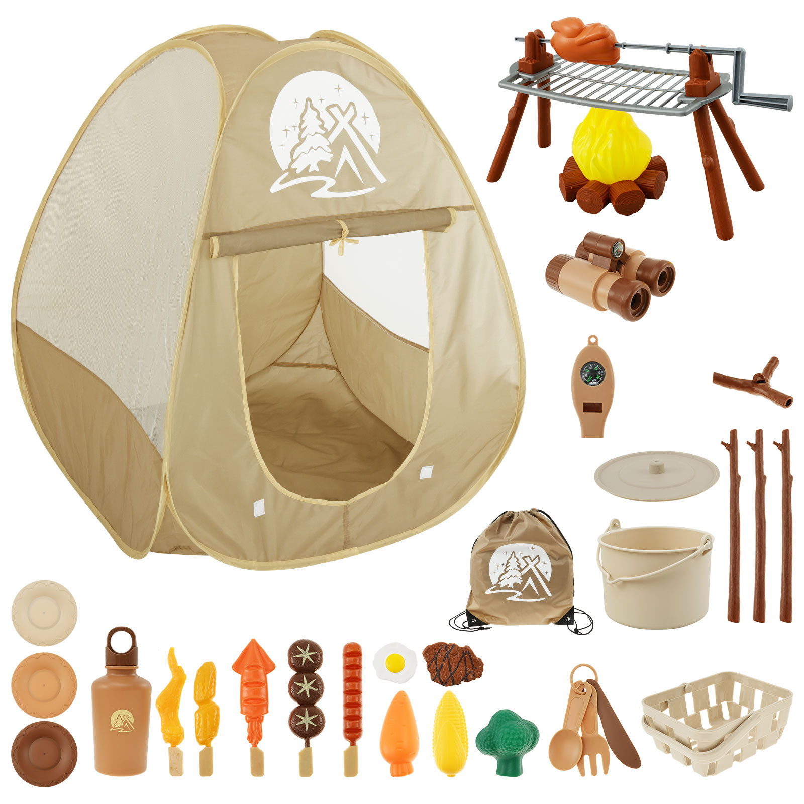 Kids Camping Toy Set Tent Pop  - Outdoor Adventure Kit For Kids recension och pris