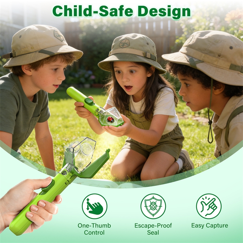 Kids Bug Catcher With 6X Magni - Outdoor Adventure Kit For Kids recension och pris